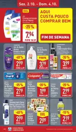 Folheto ALDI semana 40 Página 22: Sublimo lenços faciais 4 folhas €2,09