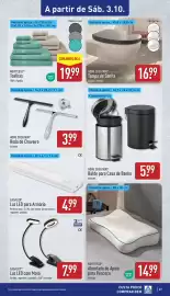 Folheto ALDI semana 40 Página 27: Home creation tampo de sanita €16,99, Almofada de Apoio para Pescoço Novitesse €14,99