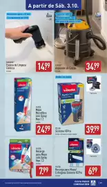 Folheto ALDI semana 40 Página 29: Ambiano escova de limpeza elétrica €14,99, Vileda sistema h2pro €39,99