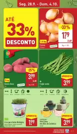 Folheto ALDI semana 40 Página 3: Gardenline® mini catos em vaso de cerâmica €3,99, Feijão-verde €3,99