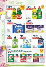 Foodland catalogue week 39 Page 28: Finish Rinse Aid €4,50, Quilton Gold 4 Ply or King Size 3 Ply Toilet Paper €4,50