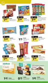 Folheto Coviran Página 10: Midi farci bolo cacau morango ou avela €1,94, Prozis barra nutzer avelã e chocolate de leite €1,19