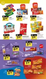 Folheto Coviran Página 12: Kinder Chocolate joy T3 €3,43, Nestlé Leite condensado magro ou cozido €2,24