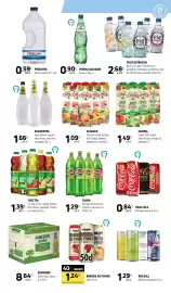 Folheto Coviran Página 13: Schweppes água tônica regular, zero, limão, pink zero ou ginger ale €1,66