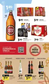 Folheto Coviran Página 14: Sagres cerveja branca €7,95, Super bock cerveja stout ou sem alcool €3,00
