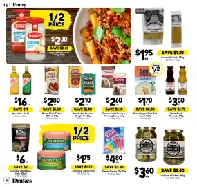 Drakes catalogue week 39 Page 14: Massel Stock Cubes €2,80, Zooper Dooper €4,80