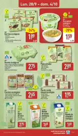 Folleto ALDI semana 40 Página 11: Bio pan de molde integral ecológico €1,95, BIO Pipas peladas €2,89