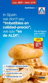 Folleto ALDI semana 40 Página 12: ALDI pan de hogaza gran reserva €0,79