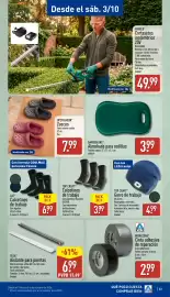 Folleto ALDI semana 40 Página 23: Top Craft gorro de trabajo €4,99, Gardenline almohada para rodillas €3,99