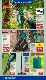 Folleto ALDI semana 40 Página 24: Ferrex soplador / aspirador de hojas €29,99, Gardenline guantes de jardín €1,99