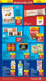 Folleto ALDI semana 40 Página 29: Finest Bakery Bizcocho XXL €3,29, Bolsitas de fruta €3,99