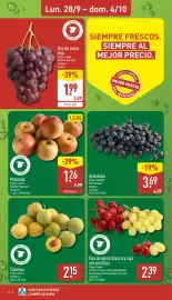 Folleto ALDI semana 40 Página 4: Arándano €3,69, Manzana €1,26