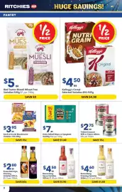 Ritchies catalogue week 39 Page 8: Beerenberg Sauce Varieties €4,50, Kellogg's Cereal Selected Varieties €4,50