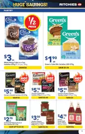 Ritchies catalogue week 39 Page 9: Jensens Organic Pasta Sauce Varieties €3,50, Carman's Protein Bar Varieties €5,10