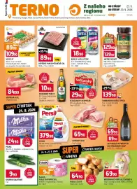 Terno leták týden 39 Strana 1: Birell 0,0% active €18,90, Mastelagé Uzený vepřové maso mělněné xxl €79,90