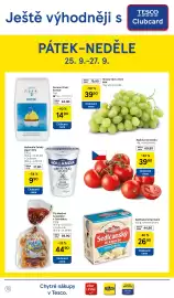 Tesco leták | Supermarket Strana 10: Rajčata na stonku €39,90, Korunní cukr krystal €14,90