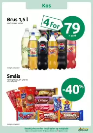 Joker kundeavis uke 39 Side 2: Brus 1,5 l €79,00, Småis €29,00