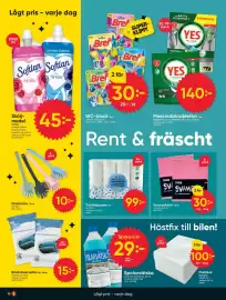 DollarStore annonsblad Sida 10: Iisi toalettpapper €99,00, Trend svampdukar €30,00