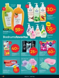 DollarStore annonsblad Sida 12: Colgate Tandborstar Twister Soft €40,00, Duschboll Every €20,00