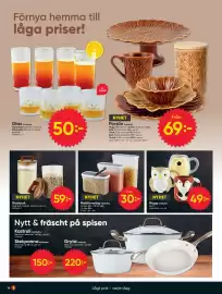DollarStore annonsblad Sida 14: Kotikulta Matförvaring €30,00, Glasburk €59,00
