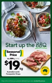 Woolworths catalogue week 39 Page 17: Australian Lamb Forequarter Chops €19,00