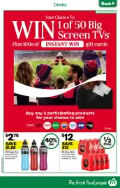 Woolworths catalogue week 39 Page 28: Powerade Drink Flo Cap or Active Water 600ml €2,75