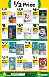 Woolworths catalogue week 39 Page 48: Billie’s Bowl Dry Dog Food €8,50, Purina One Dry Cat Food €10,00