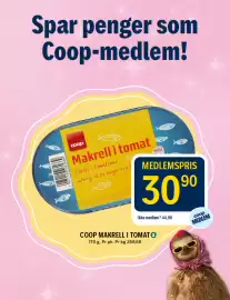 Coop Prix kundeavis Side 16: COOP MAKRELL I TOMAT €44,90
