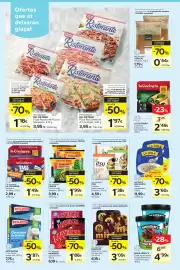 Catálogo Caprabo Página 17: Magnum gelat mini doble de xocolata €3,09, Findus menestra de verduras €1,99
