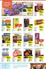 Catálogo Caprabo Página 19: Gullón zero sin azúcares €2,50, Nesquik Cacau soluble €3,62
