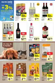 Catálogo Caprabo Página 24: Beefeater Ginebra €13,95, Baileys licor de crema de whisky €12,99