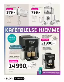 ELON kundeavis Side 8: BOSCH Foodprosessor MCM3110W €799,00, BOSCH Håndmikser MFQ22100 €379,00
