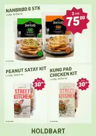 Holdbart kundeavis Side 6: Street Kitchen Kung Pao Chicken €30,00, Saritas Nan €75,00