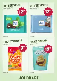 Holdbart kundeavis Side 9: Malaco Fruity drops €9,90, Ritter Sport Kokos €12,90