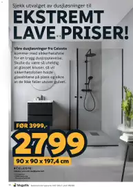 Megaflis kundeavis Side 10: Celeste Lucca rett dusjhjørne sort €2.799,00