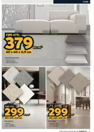 Megaflis kundeavis Side 21: Serie Terrazzo €299,00, Serie Cemento Rasato €379,00