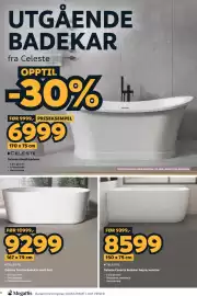 Megaflis kundeavis Side 8: Celeste Treviso badekar matt hvit €9.299,00, Celeste Caserta badekar høyre/venstre €8.599,00