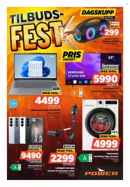 POWER kundeavis uke 39 Side 1: AEG Vaskemaskin €4.999,00, Samsung Crystal UHD €5.990,00