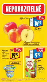 Albert leták | Supermarket Strana 3: Pribináček vanilka €1.990,00, My albert Jablka červená €14,90
