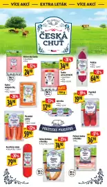 Albert leták | Supermarket Strana 40: Česká chuť řeznické párky €59,90, Česká chuť minipárečky €34,90