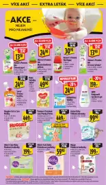 Albert leták týden 39 Strana 48: Pampers Premium Care Plenky/Pants €449,00, Huggies extra care plenky €449,00