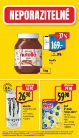 Albert leták týden 39 Strana 5: Bref WC blok Power Aktiv* €59,90, Monster energetický nápoj €26,90