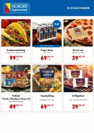 Nordby Supermarket kundeavis uke 39 Side 1: Karbondedeig Danish Crown, uten salt og vann €99,95
