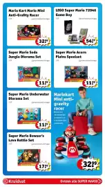Kruidvat folder week 39 Pagina 13: Super Mario Acorn Plains Speelset €11,99, Super mario soda jungle diorama set €11,99