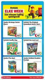 Kruidvat folder week 39 Pagina 37: Jumbo Knibbel Knabbel Knuisje €19,99, Goliath the original rummikub junior start €6,99