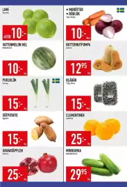 Matdax reklamblad vecka 39 Sida 12: Sötpotatis €15,00, Butternutpumpa €12,95