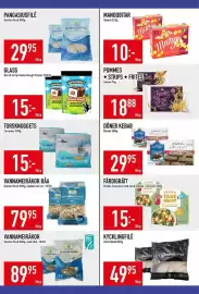 Matdax reklamblad vecka 39 Sida 15: Findus Couscous med ost & mango i currysås €15,00, Garden Food vannameiräkor råa €79,95