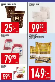 Matdax reklamblad vecka 39 Sida 16: Magnum classic glass €25,00, Ullmo tonfiskstek €79,95