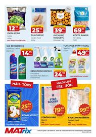 Matrix Butikerna reklamblad vecka 39 Sida 4: Garden Food Tilapiafilé €25,95, Laziza okra zero €12,95