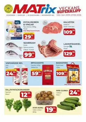 Matrix Butikerna reklamblad (giltig till och med 27-09)